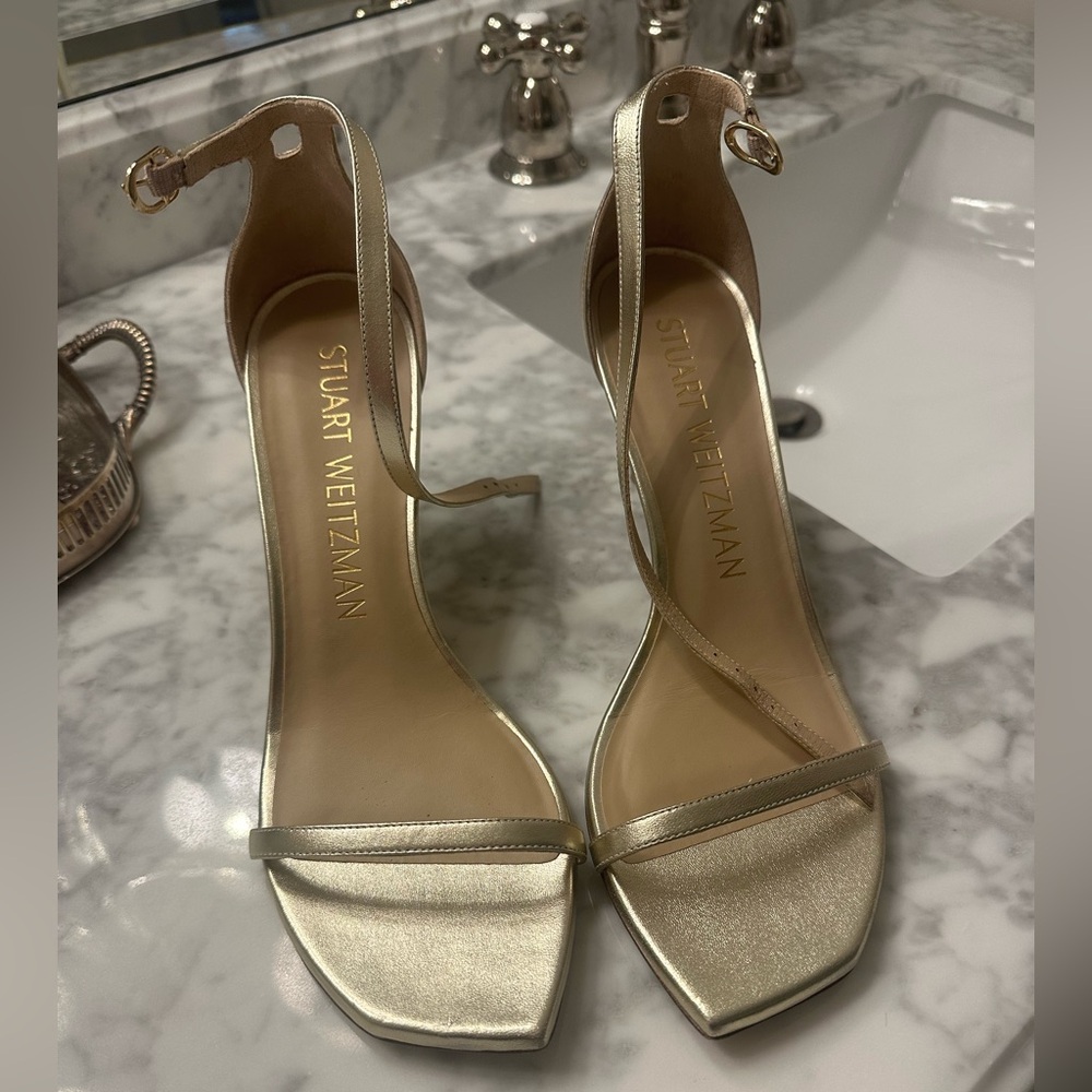 Stuart Weitzman Gold Women's Heels
